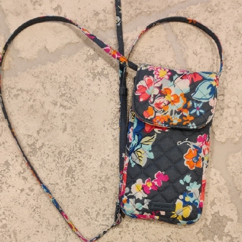 Vera Bradley Cotton Phone Case Crossbody